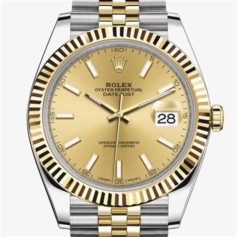 rolex datejust ii oyster 41mm steel and yellow gold